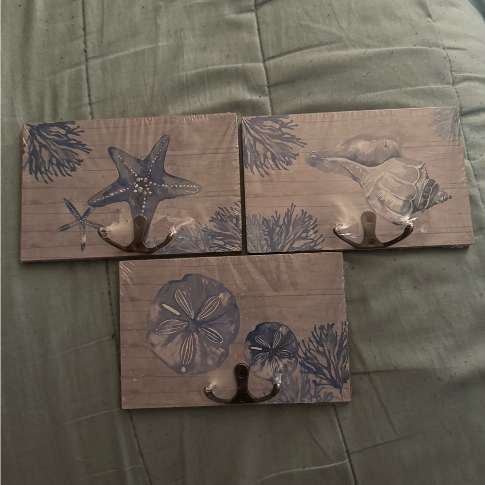 Nautical Wall Hook Set 4.5” x 6.5”
